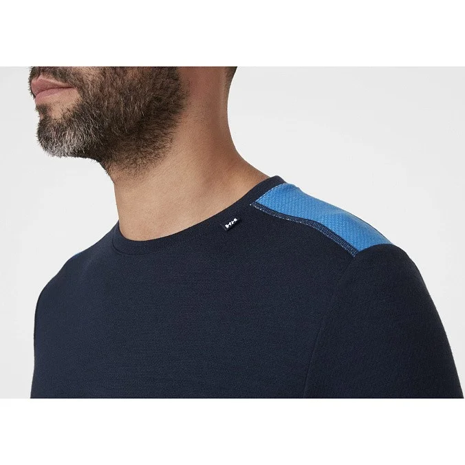 Термобелье Helly Hansen LIFA® Merino Midweight Crew Base Layer Navy
