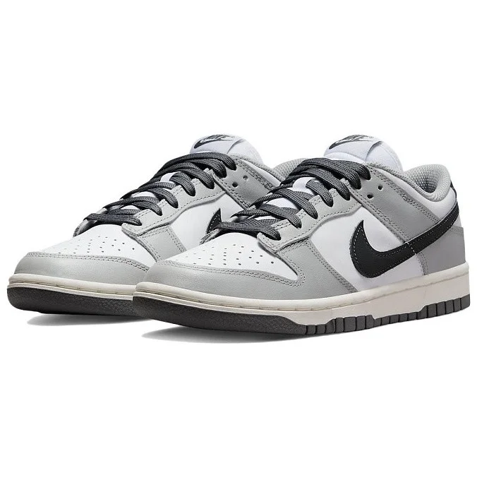 Кроссовки женские Nike Dunk Low White/Iron Grey/Light Smoke Grey